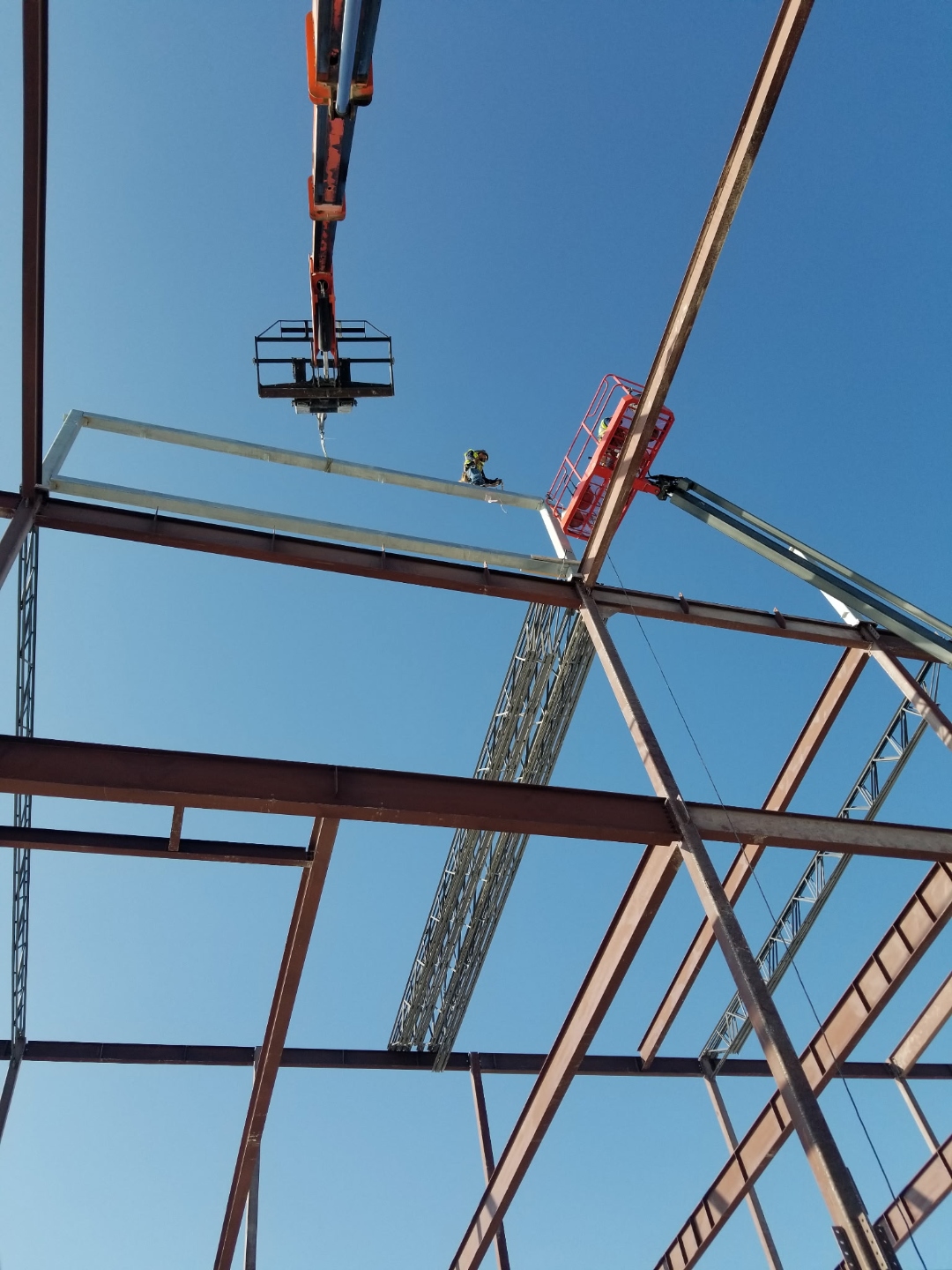 Steel beams and columns